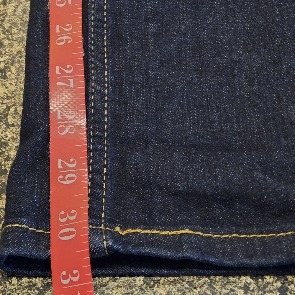 Levi’s 511 Mens 32x32 Dark Wash Slim Straight Stretch Jeans 32x30.25 Actual - Picture 15 of 16